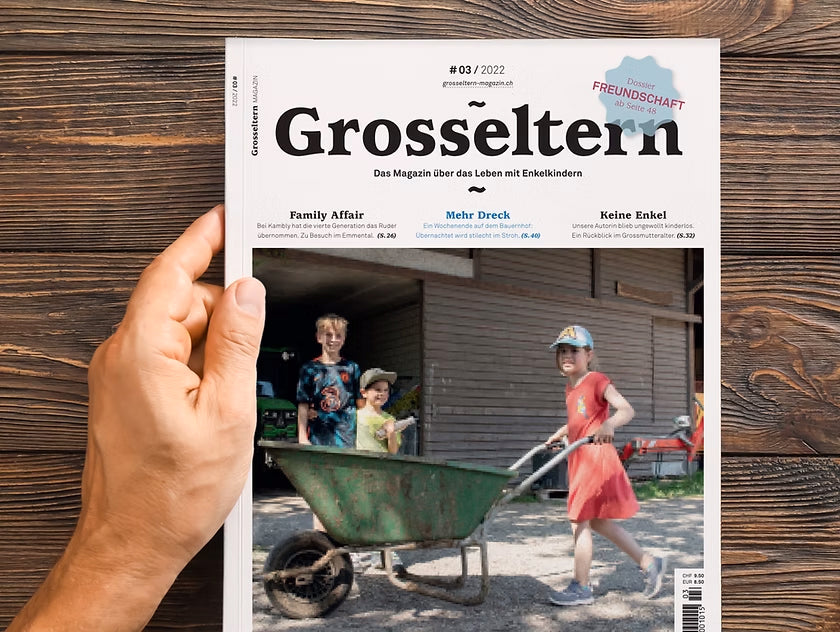 Das Magazin Grosseltern stellt die JAMU Bilderrahmen vor