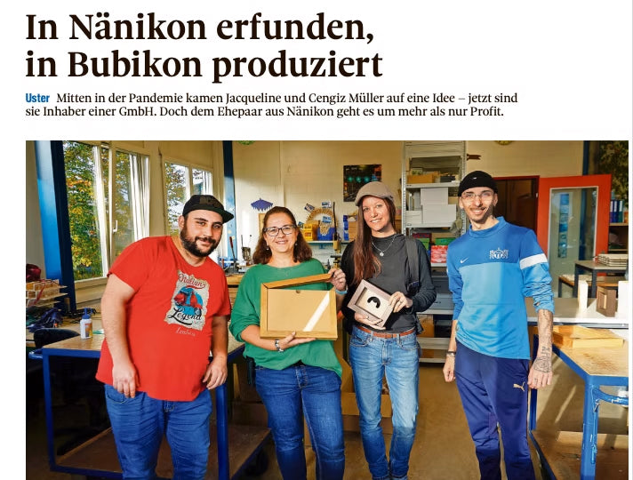 ZüriOberländer Zeitungsartikel über JAMU und die Stiftung Züriwerk